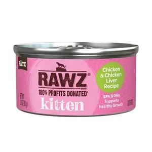 18/2.8oz Rawz Kitten Chicken & Chk Liver - Health/First Aid